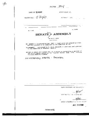 NYS Bill and Veto Jackets: 2000, Chapter 394