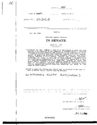 NYS Bill and Veto Jackets: 2000, Chapter 384