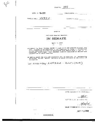 NYS Bill and Veto Jackets: 2000, Chapter 381