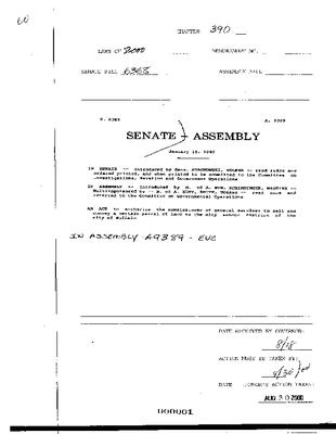 NYS Bill and Veto Jackets: 2000, Chapter 390