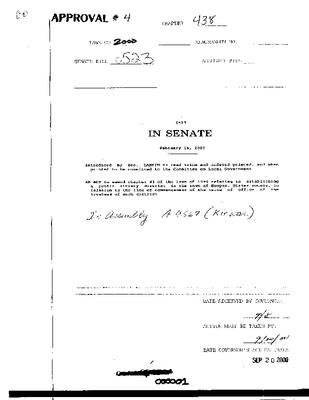 NYS Bill and Veto Jackets: 2000, Chapter 438