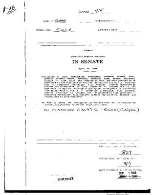 NYS Bill and Veto Jackets: 2000, Chapter 415
