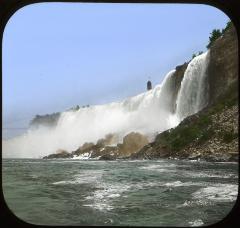 American & Luna Falls from Below.
