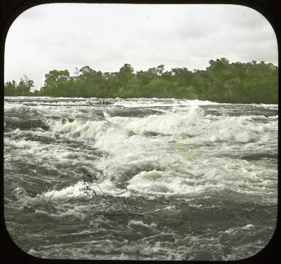 Across American Falls at Niagara Falls