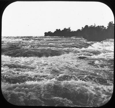 American Rapids from Goat Island Bridge at Niagara Falls