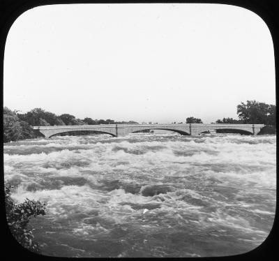 Bridge over American Rapids at Niagara Falls