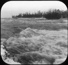 Looking Up American Rapids at Niagara Falls