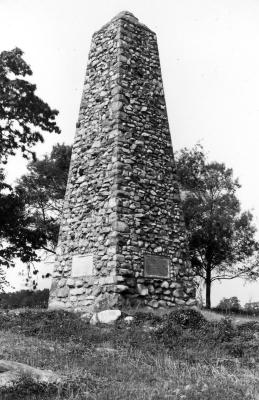 N.Y. near Newburgh. Temple Hill Monument. Site of Last Cantonment of Washington's Army