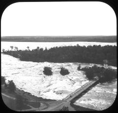 American Rapids & Goat Island from Island at Niagara Falls