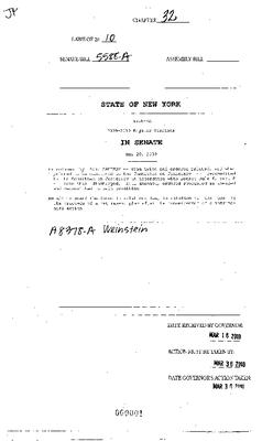 NYS Bill and Veto Jackets: 2010, Chapter 32