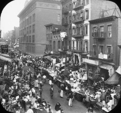 Nester St. west from Essex St. in New York City