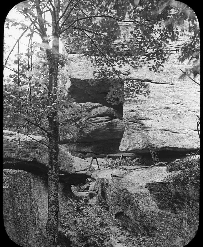 N.Y. Near Olean. Rock City. Huge Rocks.