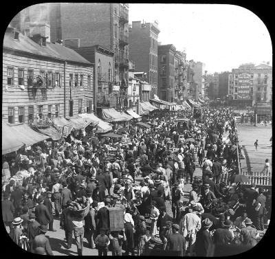 N.Y. New York. East Side Market, Day Before Jewish New Year.