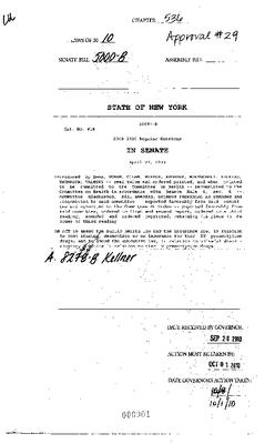 NYS Bill and Veto Jackets: 2010, Chapter 536