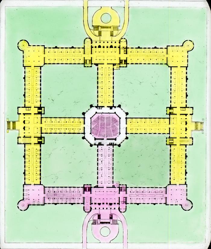 Ground Plan of Am. Mus. Nat. Hist., New York City.