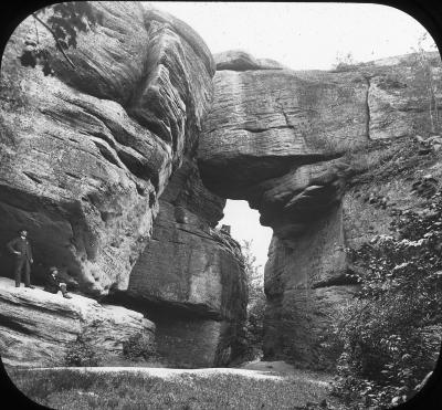 N.Y. Near Olean. Rock City. Natural Bridge.