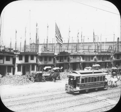 New York City. Oyster Market, Foot of Perry Street.