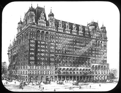 Waldorf Astoria Hotel (Artist's Sketch), New York City