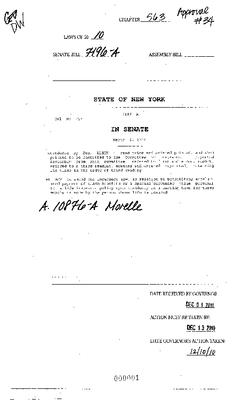 NYS Bill and Veto Jackets: 2010, Chapter 563