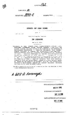 NYS Bill and Veto Jackets: 2010, Chapter 562