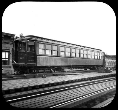 Elevated subway car in New York City