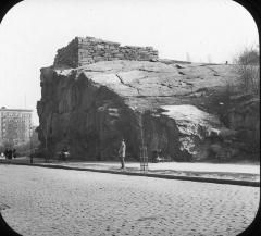 New York City. Block House at 123d St. & Amsterdam Av.