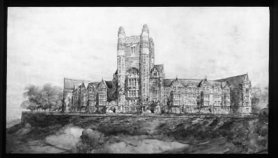 City College, New York City, from Artist's Sketch