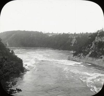 Niagara River gorge and Whirlpool