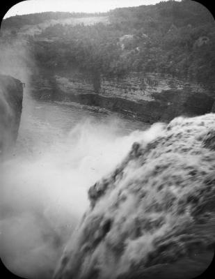 Middle Falls and gorge on Genesee River