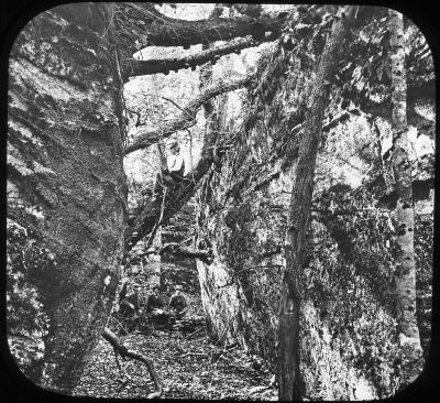 Rock City, showing Fissures or "Joints"