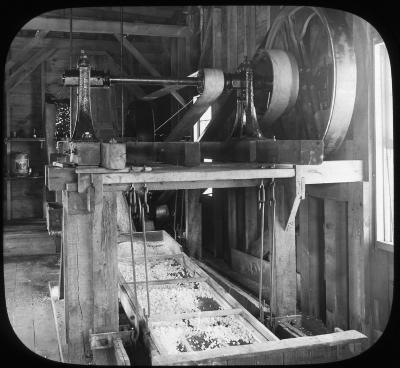 Sifting salt at Salt Works