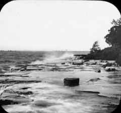 N.Y. Thousand Islands. Carlton Island Coast, Site of Fort Haldmond.