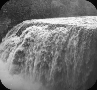 Across Middle Falls of Genesee River