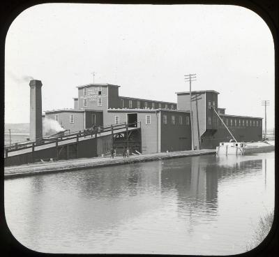 Salt Springs Salt Company's Buildings on Erie Canal