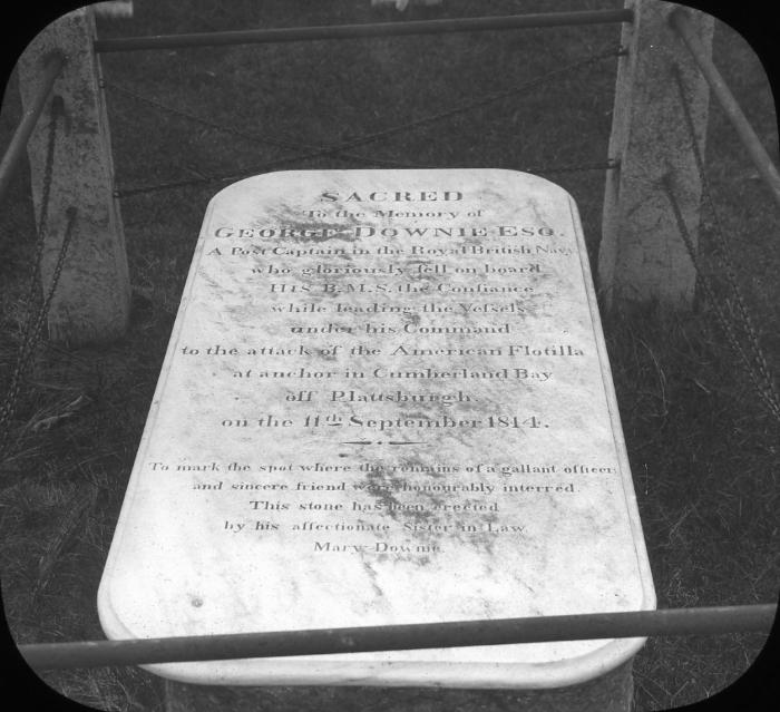 Captain George Downie's grave