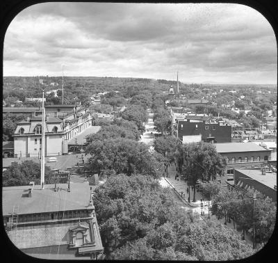 Panorama North from Grand Union Hotel in Saratoga