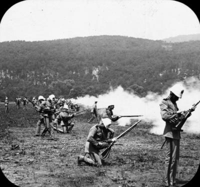 N.Y. Peekskill. State Camp. Skirmish Drill