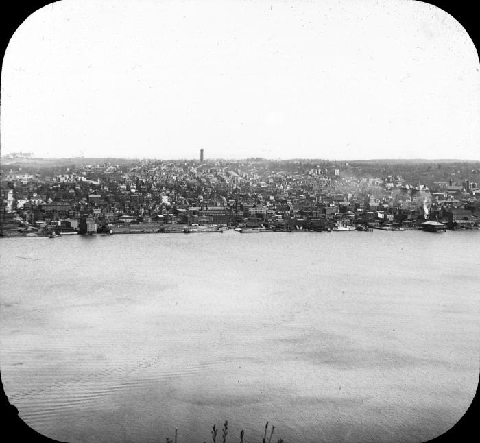 N.Y. Yonkers. Panorama from the River.