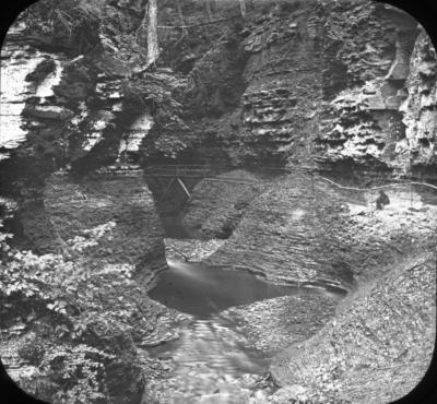 N.Y. Watkins Glen. Spiral Gorge.