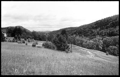 View Northeast down the Valley of the Bouquet Near Elizabethtown, New York