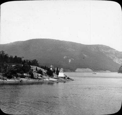 N.Y. West Point. Lighthouse & Point.