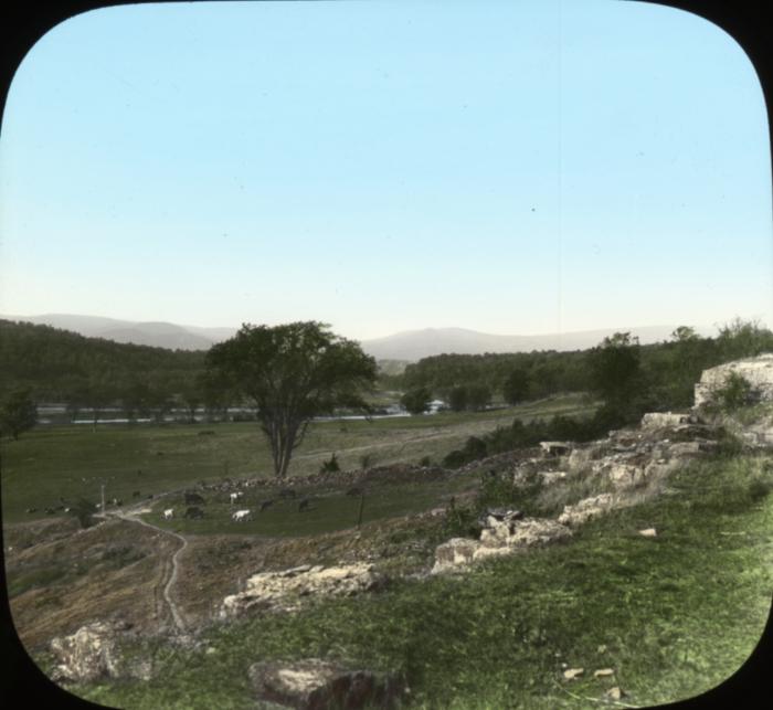 Panorama showing ruins of Fort Ticonderoga