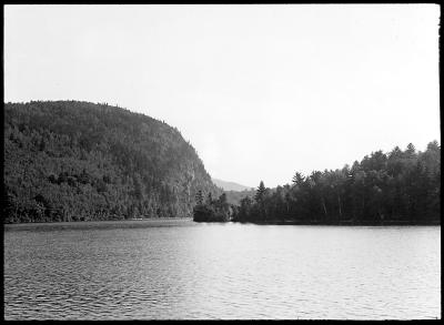 Pyramid Lake, Bar Mountain (1656ft), Part of Island in Lake, New York