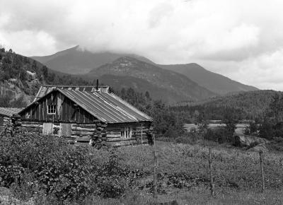 Whiteface in the Clouds, Mountain Home in Foreground