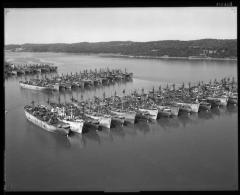 Boats in the Hudson, N.Y.