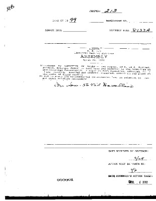 NYS Bill and Veto Jackets: 1999, Chapter 213