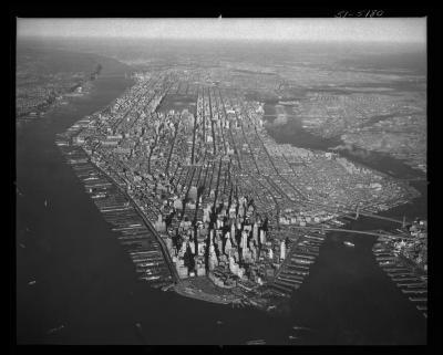 High View from South Manhattan, N.Y.