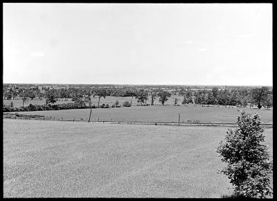 View Northwest across the Broad, shallow Basin of Tonawanda Creek in New York