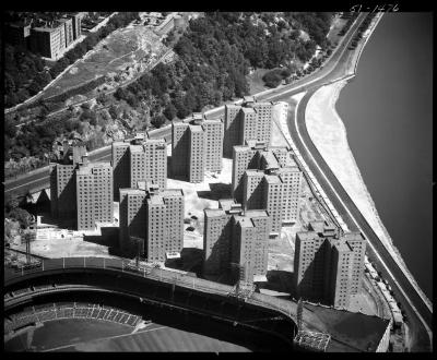 Houses at the Polo Grounds, N.Y.