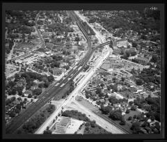 Sunrise Highway and Elevated Railway, New York